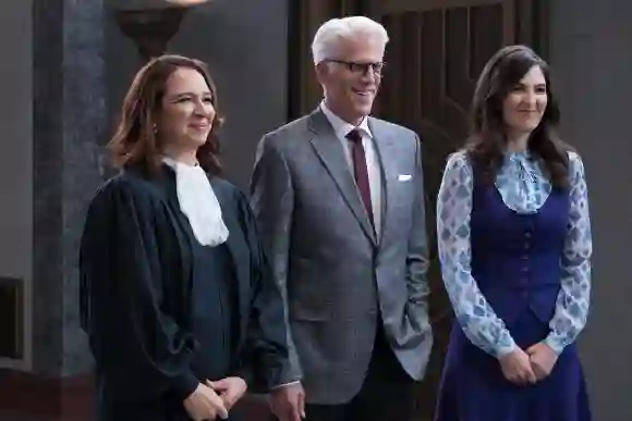 Maya Rudolph, Ted Danson, and D'Arcy Carden 'The Good Place' 2018
