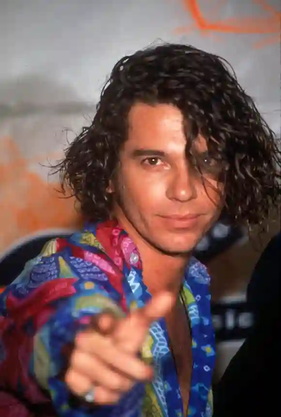 Michael Hutchence at the 1990 MTV Music Awards