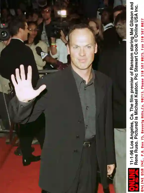 11-1-96 Los Angeles, Ca. The film premier of Ransom, Staring Mel Gibson and Rene Ruso. Pictured is Michael Keaton.