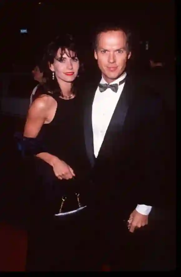 Michael Keaton y Courteney Cox