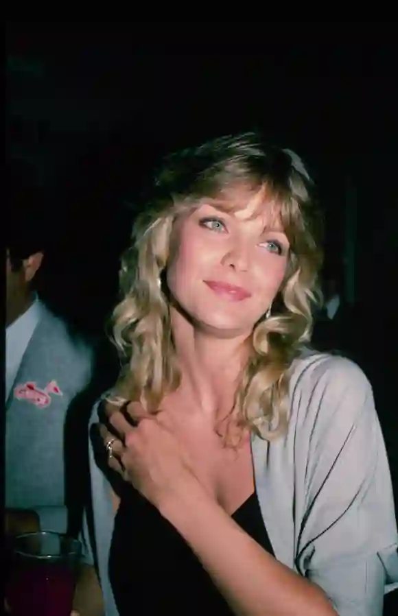 L'actrice Michelle Pfeiffer assiste à la soirée de présentation de 'Grease 2' le 9 juin 1982 à l'Opéra de Paris.