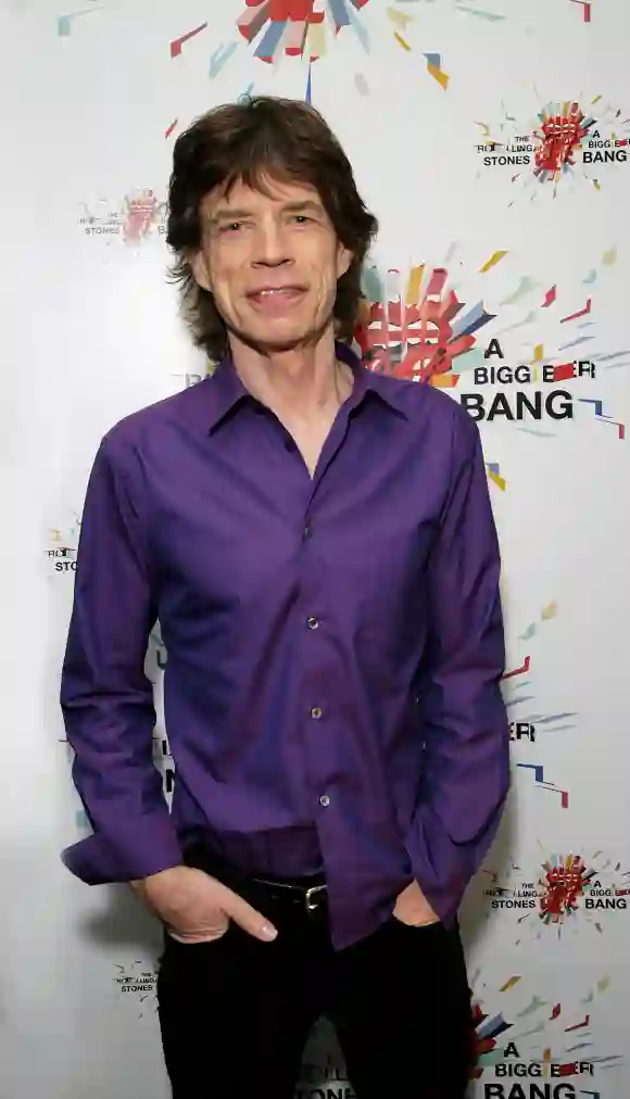Mick Jagger of The Rolling Stones speaks at a webcast announcing details of the band's 'A Bigger Bang' 2007 European tour.