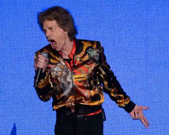 Mick Jagger en el escenario