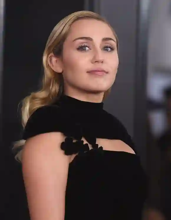 Miley Cyrus attends the 60th Annual GRAMMY Awards.