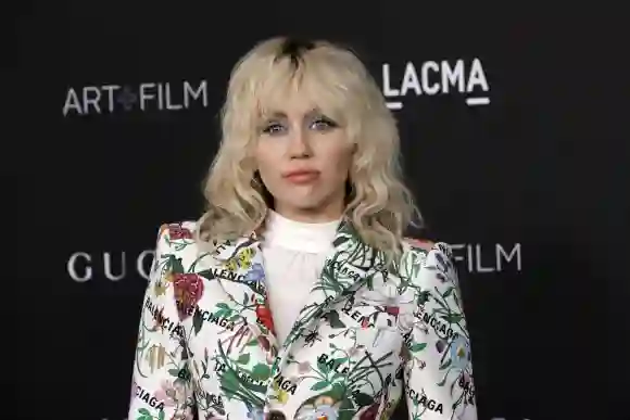 Miley Cyrus attends 2021 LACMA's Art+Film 10th Annual Gala.