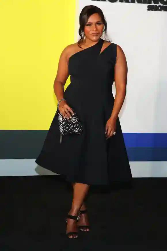 Mindy Kaling attends Apple TV+'s "The Morning Show" World Premiere at David Geffen Hall on October 28, 2019 in New York City