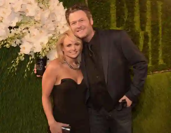 Miranda Lambert and Blake Shelton attend the BMI 2014 Country Awards