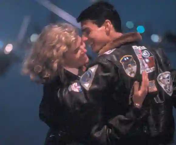 Las parejas cinematográficas más bellas de los 80: 'Top Gun' (1986) con Tom Cruise y Kelly McGillis