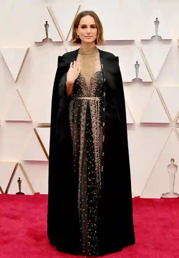 Natalie Portman attends the red carpet for the 2020 Oscars on February 9, 2020.