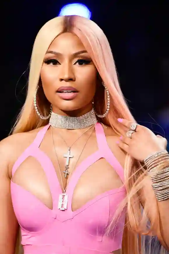 Nicki Minaj attends the 2017 MTV Video Music Awards.