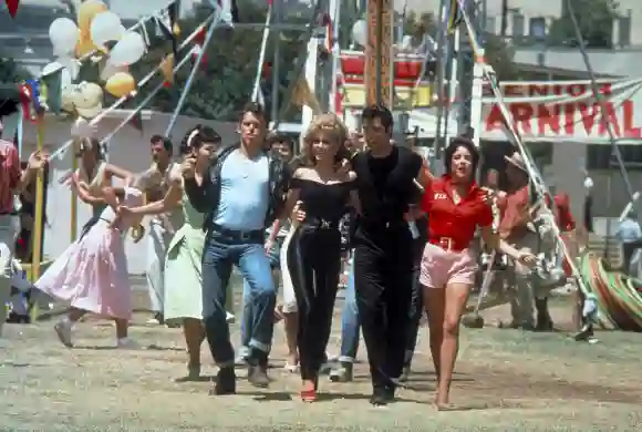 Olivia Newton-John and John Travolta in Grease