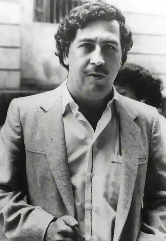 Pablo Escobar Gaviria, one of Colombia s leading cocaine traffickers, circa (1984)