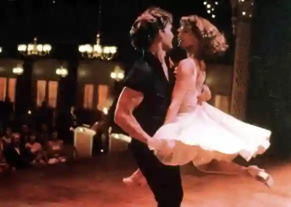 Patrick Swayze as "Johnny" and Jennifer Grey as "Baby" in "Dirty Dancing"