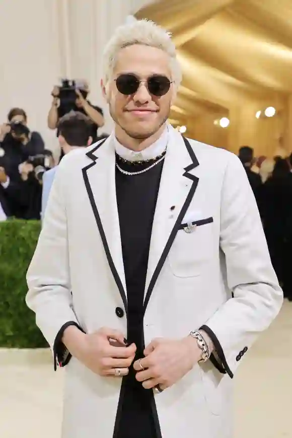 Pete Davidson attends The 2021 Met Gala Celebrating In America: A Lexicon Of Fashion at Metropolitan Museum of Art