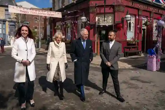 Prince Charles Camilla TV show EastEnders episode 2022 Queen Elizabeth platinum jubilee date