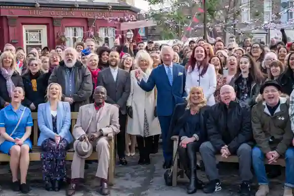 Prince Charles Camilla TV show EastEnders episode 2022 Queen Elizabeth platinum jubilee date