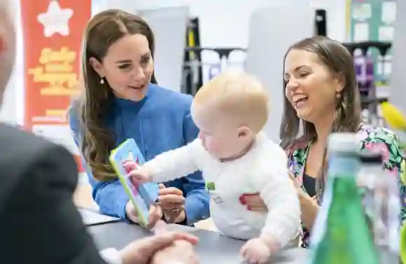 Prince William and Kate Middleton joke having more kids broody baby Scotland visit 2022 pictures photos