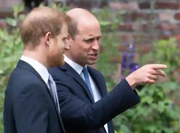 Prince William And Prince Harry Reveal Princess Diana Statue watch video unveiling moment royal family reunion brothers ceremony event 60th birthday 2021