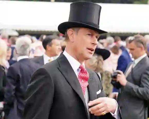 Prince William Kate Middleton royal garden party Buckingham Palace rain hats photos pictures 2022 Prince Edward Sophie Wessex