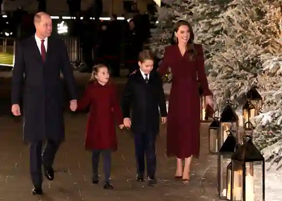 La famille royale britannique assiste à la cérémonie de chants de Noël "Ensemble à Noël".