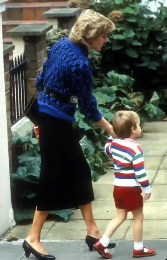 Princesse Diana photos rares avec ses fils William et Harry photos Lady Diana famille royale