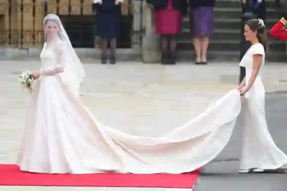 Prince William And Kate Tied The Knot 10 Years Ago File photo dated April 29, 2011 of Kate Middleton arrives at Westmins