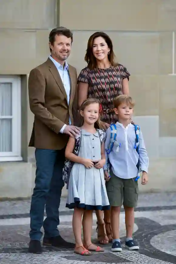 School enrollment Denmark Royals Royal Family Prince Frederik, Princess Mary, Princess Josephine and Prince Vincent