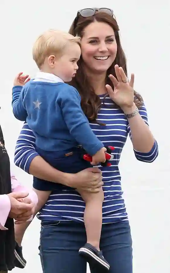 El príncipe Jorge y la duquesa Kate