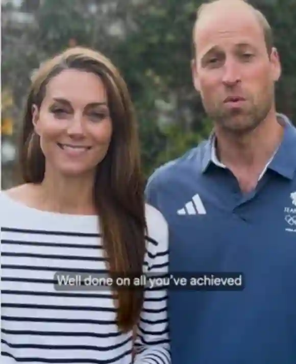 Princess Kate and Prince William with a message for Olympic athletes