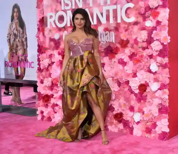 Cast member Priyanka Chopra attends the premiere of the romantic motion picture comedy Isn t It Roma