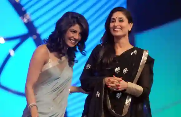 Priyanka Chopra (L) and Kareena Kapoor (