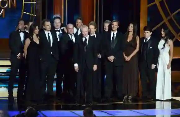 Producers of The Amazing Race at the Emmy Awards Ceremony