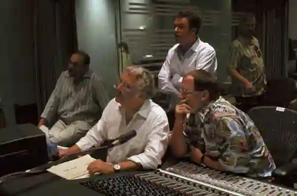 Randy Newman working on the music for 'Cars' 2006