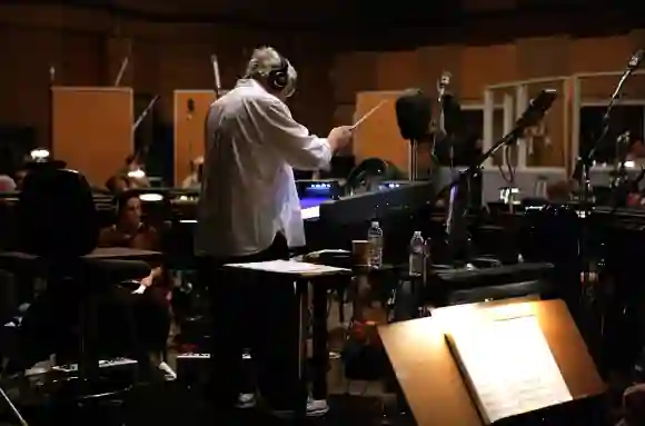 Randy Newman directing the music for 'Toy Story 3' 2010