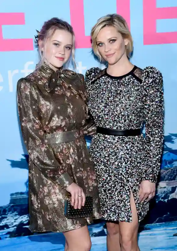 Ava Phillippe and actress Reese Witherspoon attend the premiere of HBO's "Big Little Lies".