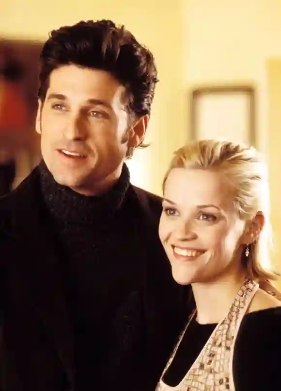 Reese Witherspoon with 'Sweet Home Alabama' co-star Patrick Dempsey in 2002