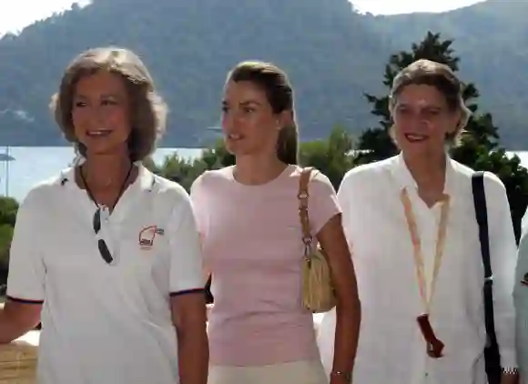 Queen Letizia and Queen Sofia of Greece