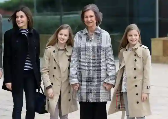Queen Letizia and Queen Sofia of Greece