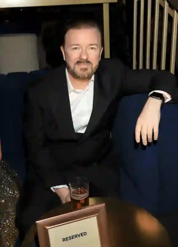 Ricky Gervais attends the Netflix 2020 Golden Globes After Party on January 05, 2020 in Los Angeles, California