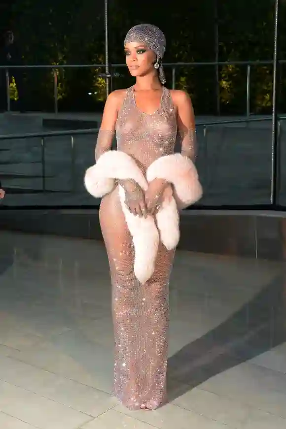 Rihanna attends the 2014 CFDA fashion awards.