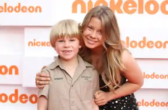 Robert Irwin and Bindi Irwin attend the 2011 Nickelodeon Kid's Choice Awards