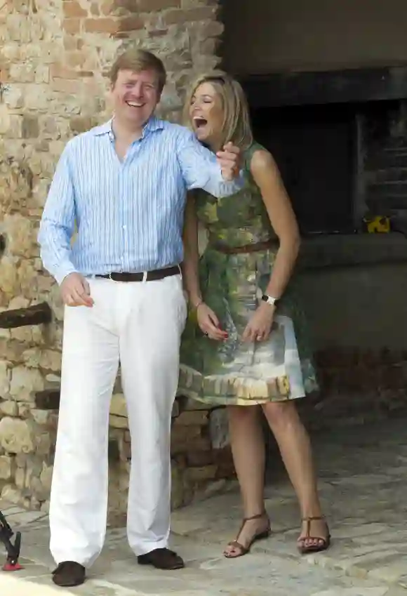 Royal Funny Faces: Willem-Alexander and Queen Maxima of the Netherlands