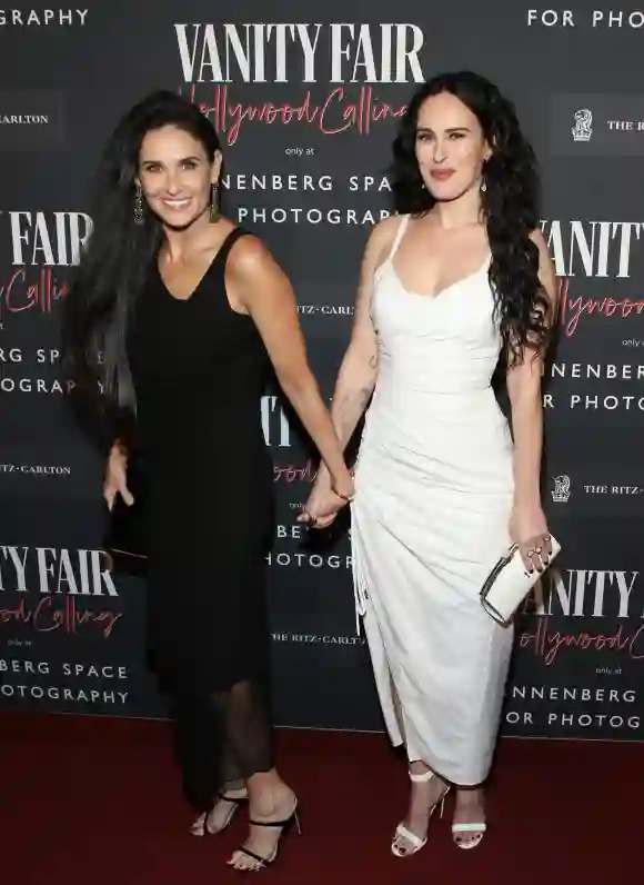 Demi Moore and Rumer Willis in 2020