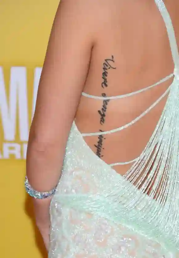 Hayden Panettiere's Back Tattoo