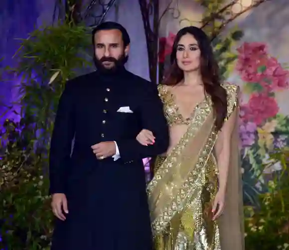 May 8 2018 Mumbai India Indian film actress Kareena Kapoor Khan with husband Saif Ali Khan att