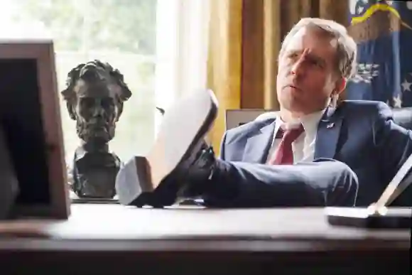 VICE, Sam Rockwell as George W. Bush, 2018. ph: Matt Kennedy / Annapurna Pictures /Courtesy Everett Collection (FSC:KV)