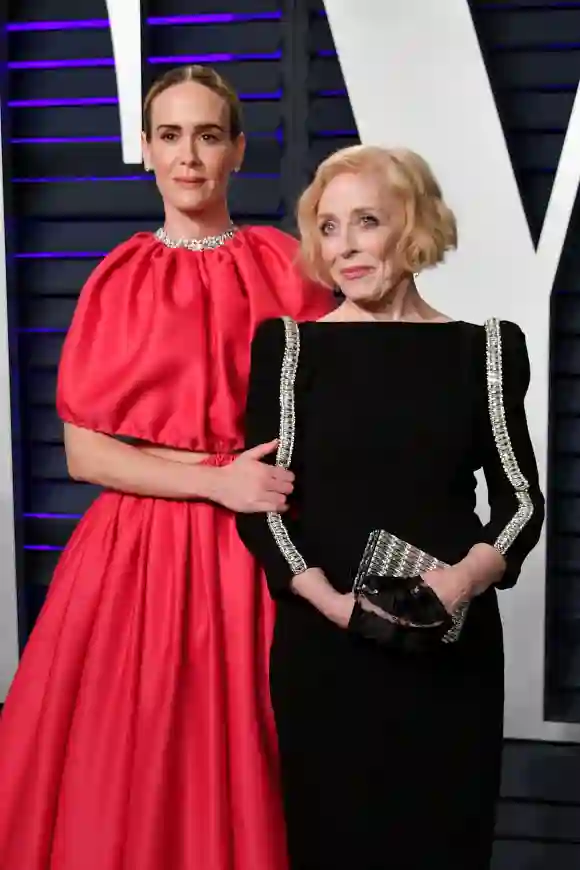 Sarah Paulson and Holland Taylor attend the 2019 Vanity Fair Oscar Party.