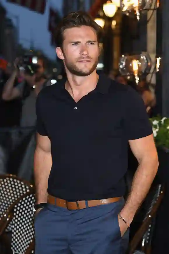 Scott Eastwood attends the opening of the Longchamp Fifth Avenue Flagship