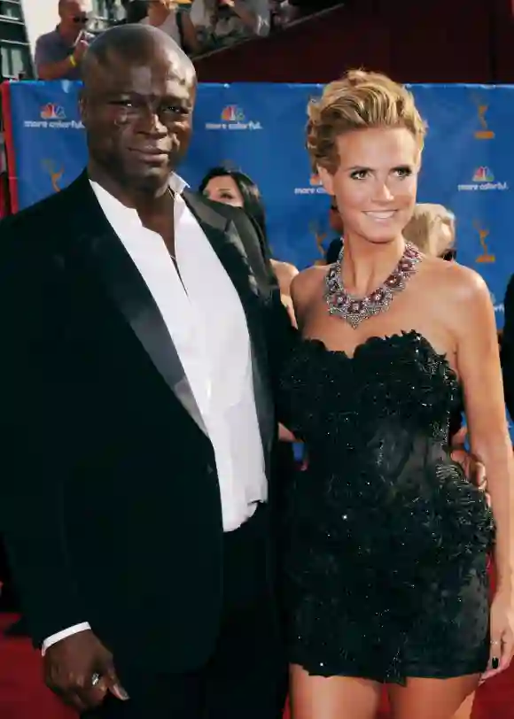 Seal y Heidi Klum llegan a la 62 edición de los premios Primetime Emmy.