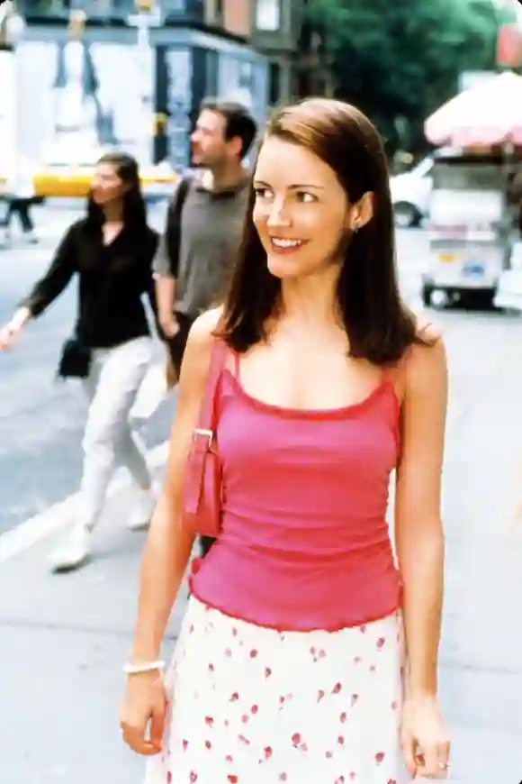 Kristin Davis dans le rôle de "Charlotte York" dans "Sex and the City".
